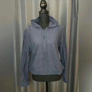 Mono B Slam Dunk Mesh Jacket, Grey, NWOT